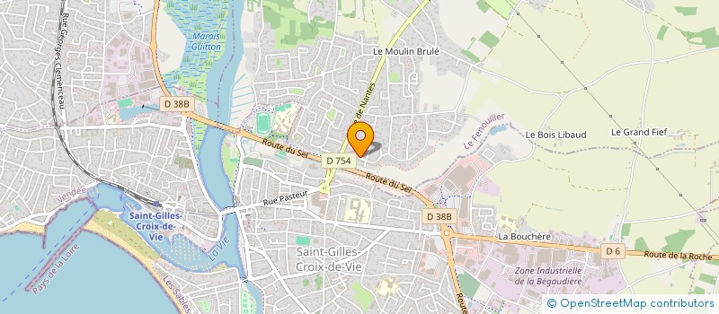 localisation de l'entreprise MADAME FRANCOISE CLAVEAU  LE FENOUILLER