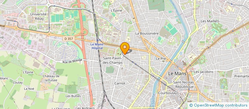 localisation de l'entreprise MADAME FRANCOISE CLEMENT à LE MANS