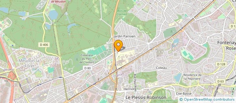 localisation de l'entreprise MADAME FRANCOISE COACAUD  CLAMART