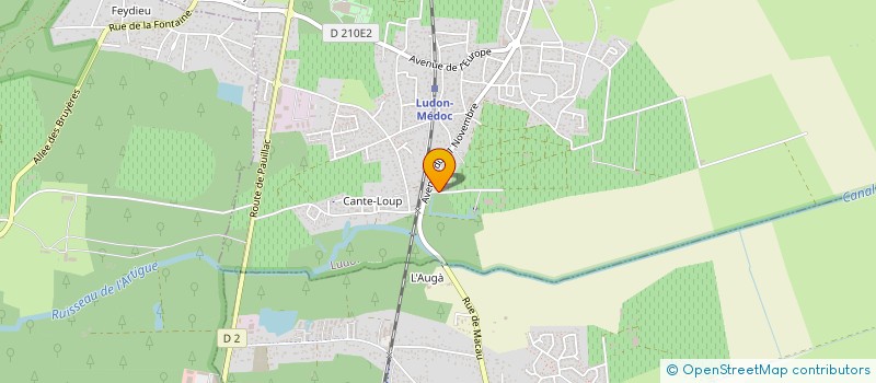 localisation de l'entreprise MADAME FRANCOISE COINTAT  LUDON-MEDOC