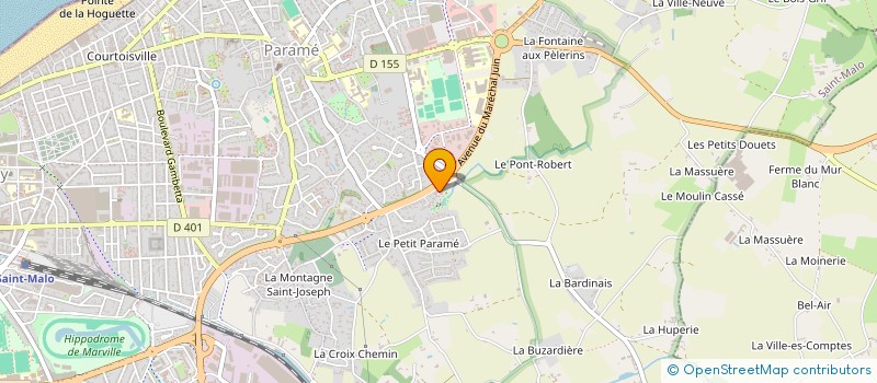 localisation de l'entreprise MADAME FRANCOISE COINTOT à SAINT-MALO