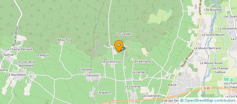 localisation de l'entreprise MADAME FRANCOISE COIRIER à BOURGUEIL