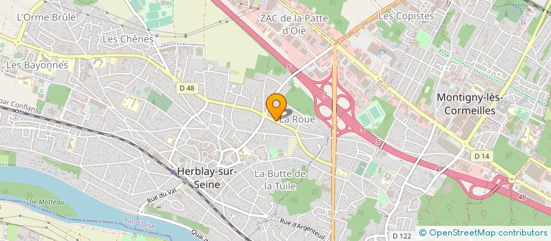 localisation de l'entreprise MADAME FRANCOISE COLIN à HERBLAY-SUR-SEINE