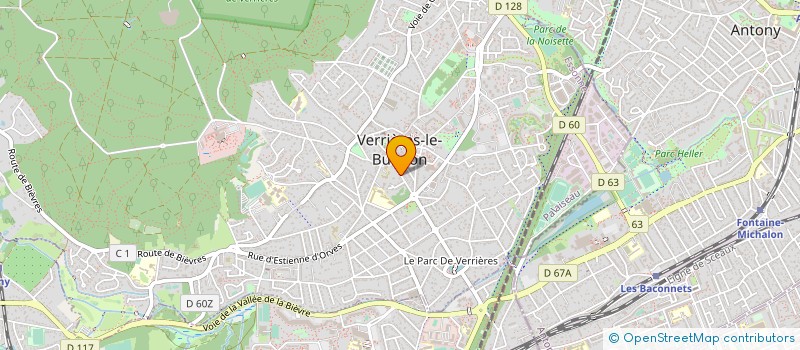 localisation de l'entreprise MADAME FRANCOISE COLIN à VERRIERES-LE-BUISSON