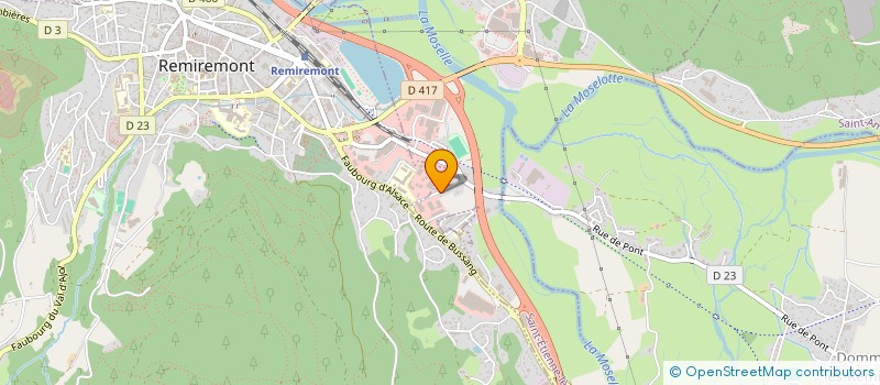 localisation de l'entreprise MADAME FRANCOISE COLLENNE à SAINT-ETIENNE-LES-REMIREMONT