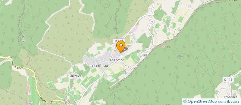 localisation de l'entreprise MADAME FRANCOISE COLLETTE BUYS à ROUSSILLON