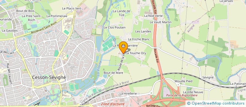 localisation de l'entreprise MADAME FRANCOISE COLLEU à CESSON-SEVIGNE