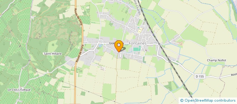 localisation de l'entreprise MADAME FRANCOISE COLLIER  FONTAINES