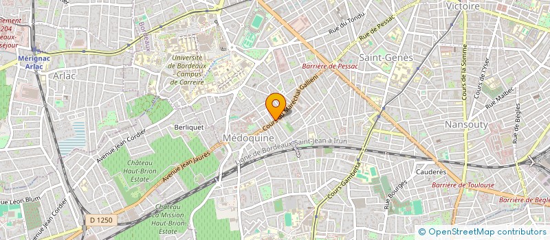 localisation de l'entreprise MADAME FRANCOISE COLLIGNON  BORDEAUX