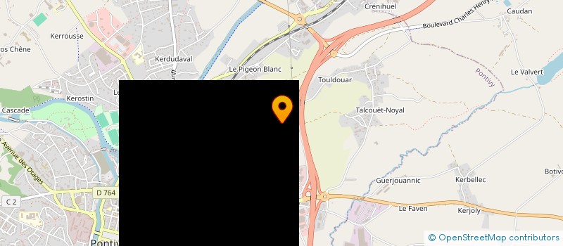 localisation de l'entreprise MADAME FRANCOISE COLLIN  PONTIVY