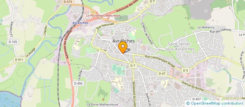 localisation de l'entreprise MADAME FRANCOISE COLLIOT  AVRANCHES