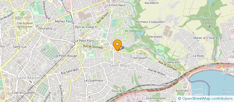 localisation de l'entreprise MADAME FRANCOISE COLLOREC à BREST