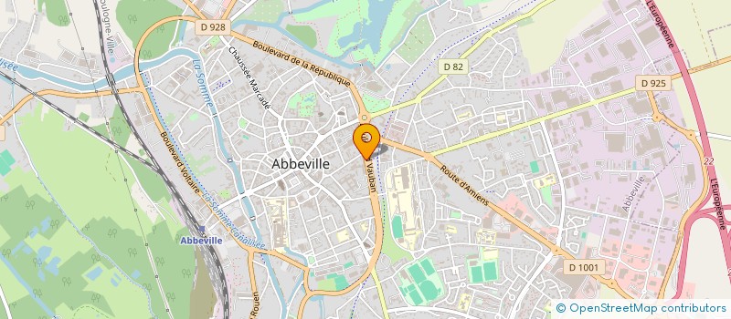localisation de l'entreprise MADAME FRANCOISE COMBES à ABBEVILLE
