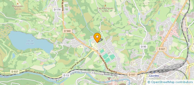 localisation de l'entreprise MADAME FRANCOISE CONIN  LOURDES