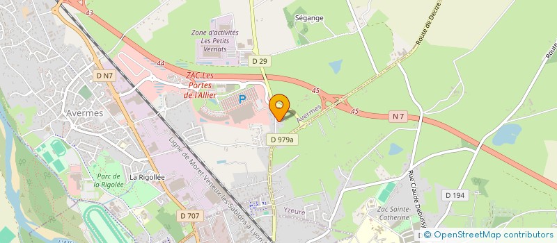 localisation de l'entreprise MADAME FRANCOISE CONTOUX  AVERMES