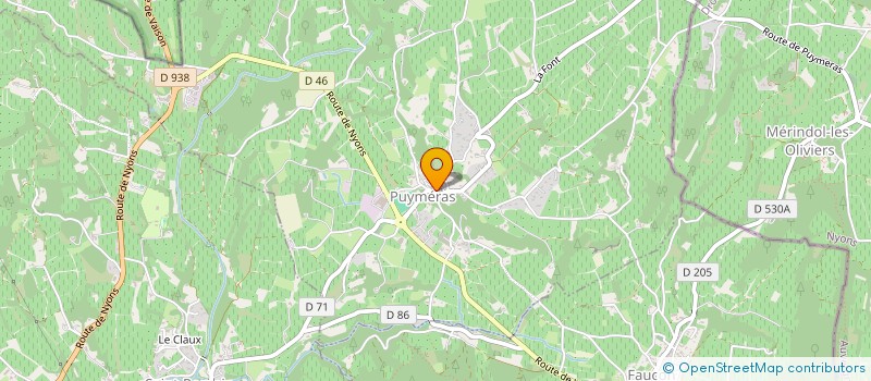 localisation de l'entreprise MADAME FRANCOISE CORA à VAISON-LA-ROMAINE
