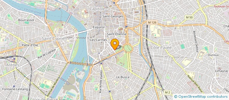 localisation de l'entreprise MADAME FRANCOISE CORBIERE  TOULOUSE