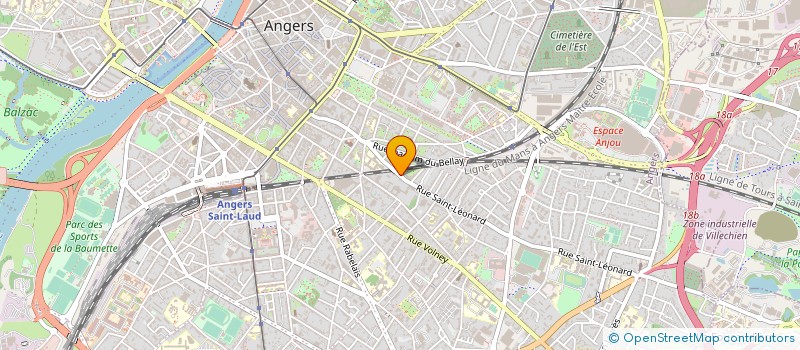 localisation de l'entreprise MADAME FRANCOISE CORDARO à ANGERS