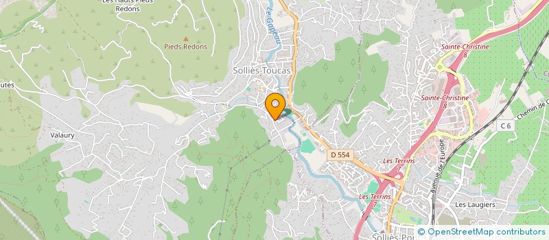 localisation de l'entreprise MADAME FRANCOISE CORMIER  SOLLIES-TOUCAS