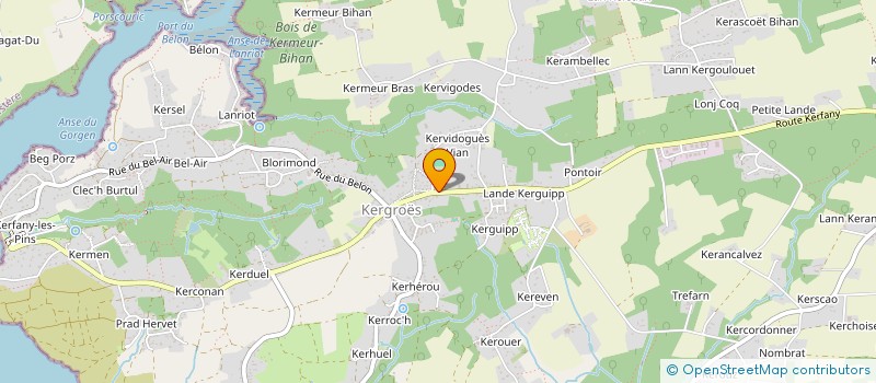 localisation de l'entreprise MADAME FRANCOISE CORNE  MOELAN-SUR-MER