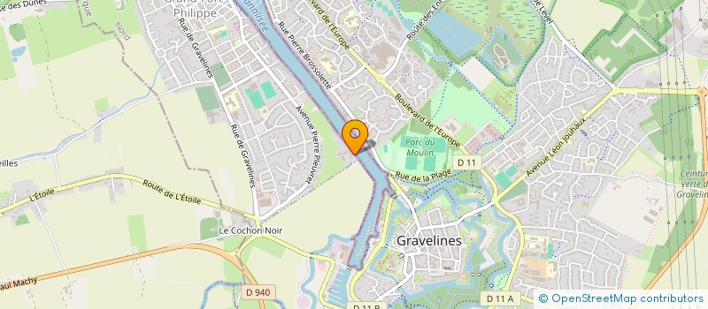 localisation de l'entreprise MADAME FRANCOISE COUDEVYLLE  GRAND-FORT-PHILIPPE