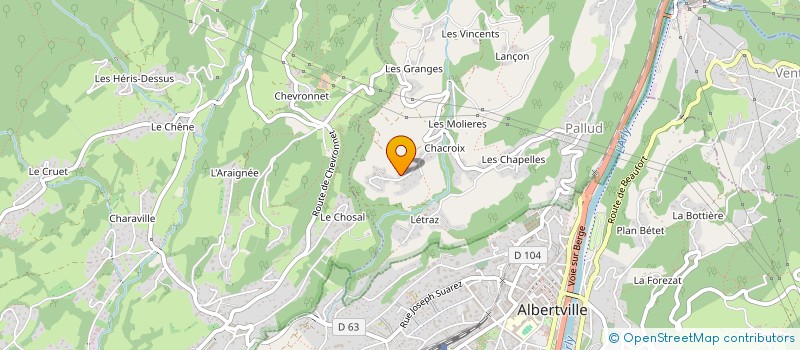 localisation de l'entreprise MADAME FRANCOISE COULIN  PALLUD