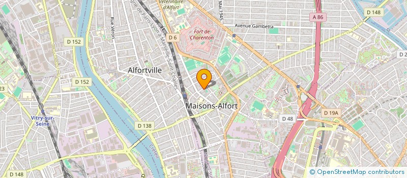 localisation de l'entreprise MADAME FRANCOISE COULON à MAISONS-ALFORT