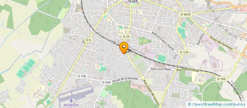 localisation de l'entreprise MADAME FRANCOISE COURTIEU à DAX