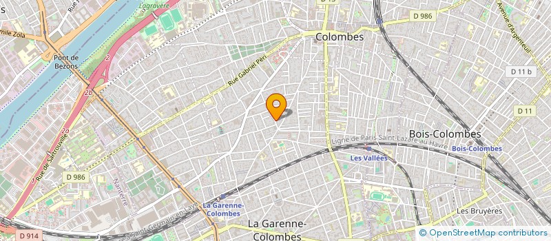 localisation de l'entreprise MADAME FRANCOISE COUSIN à COLOMBES