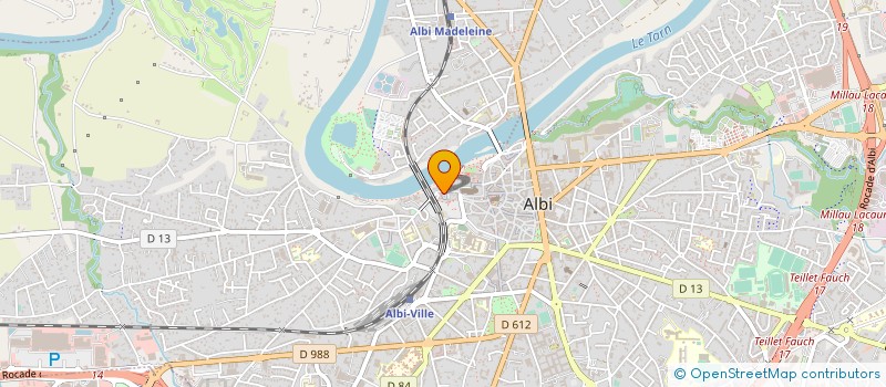 localisation de l'entreprise MADAME FRANCOISE COUZIER à ALBI