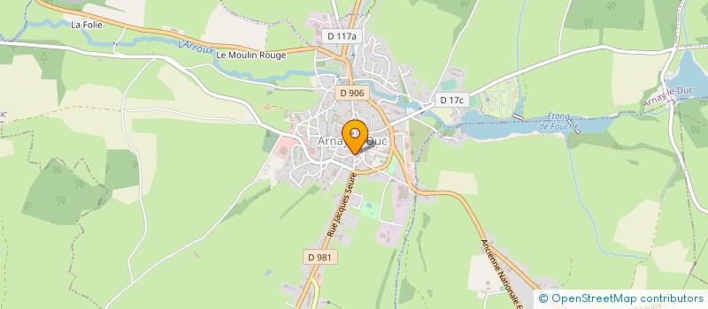 localisation de l'entreprise MADAME FRANCOISE CUNIER à ARNAY-LE-DUC