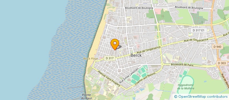 localisation de l'entreprise MADAME FRANCOISE CUVILLIER  BERCK