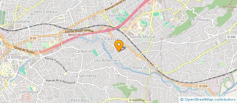 localisation de l'entreprise MADAME FRANCOISE D'AMORE à TOULON