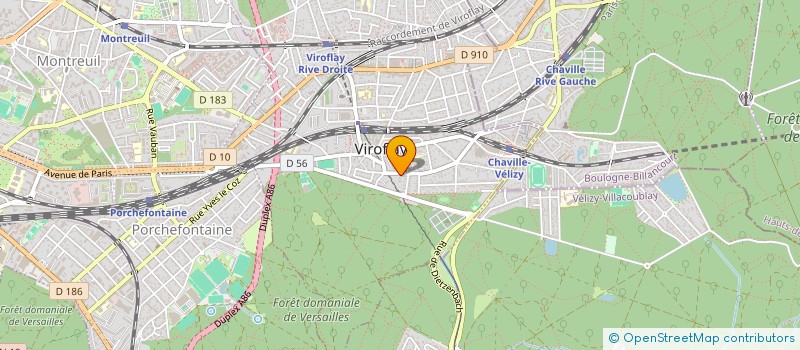 localisation de l'entreprise MADAME FRANCOISE DABLANC à VIROFLAY