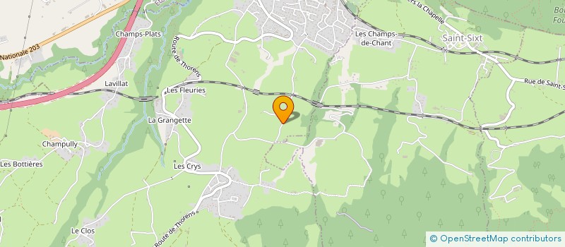 localisation de l'entreprise MADAME FRANCOISE DABUDYK  LA ROCHE-SUR-FORON