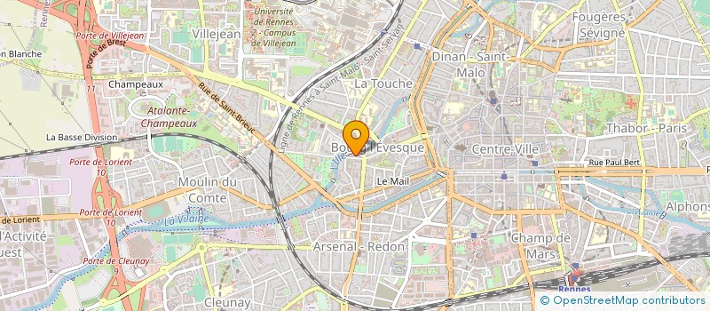 localisation de l'entreprise MADAME FRANCOISE DAGUILLON à RENNES