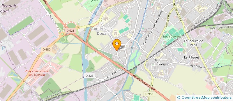 localisation de l'entreprise MADAME FRANCOISE DANGLETERRE à LAMBRES-LEZ-DOUAI