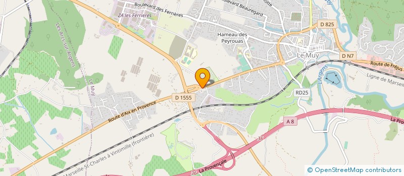 localisation de l'entreprise MADAME FRANCOISE DANIELLOT  LE MUY