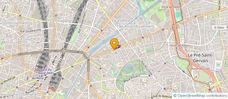 localisation de l'entreprise MADAME FRANCOISE DARNAUD  PARIS