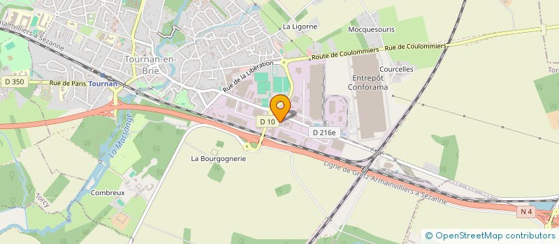 localisation de l'entreprise MADAME FRANCOISE DARRAS à TOURNAN-EN-BRIE