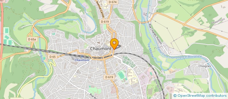 localisation de l'entreprise MADAME FRANCOISE DAUBIE à CHAUMONT