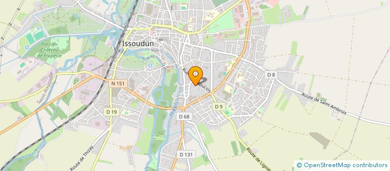 localisation de l'entreprise MADAME FRANCOISE DAUBORD à ISSOUDUN