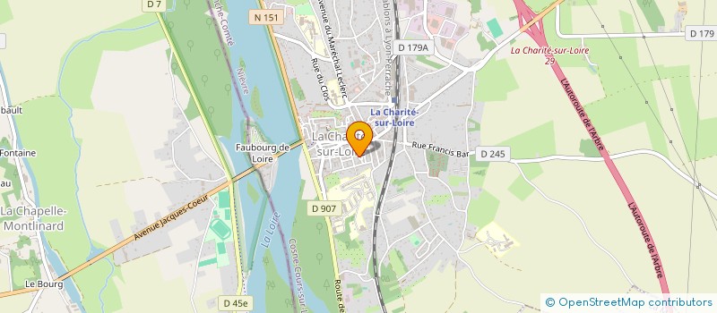 localisation de l'entreprise MADAME FRANCOISE DAUMAL à LA CHARITE-SUR-LOIRE