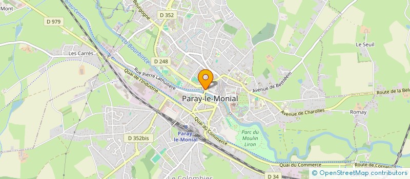 localisation de l'entreprise MADAME FRANCOISE DAUVERGNE à PARAY-LE-MONIAL