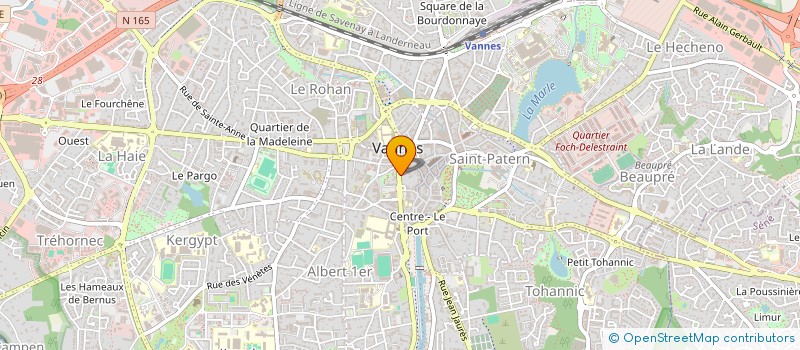 localisation de l'entreprise MADAME FRANCOISE DAVID à VANNES