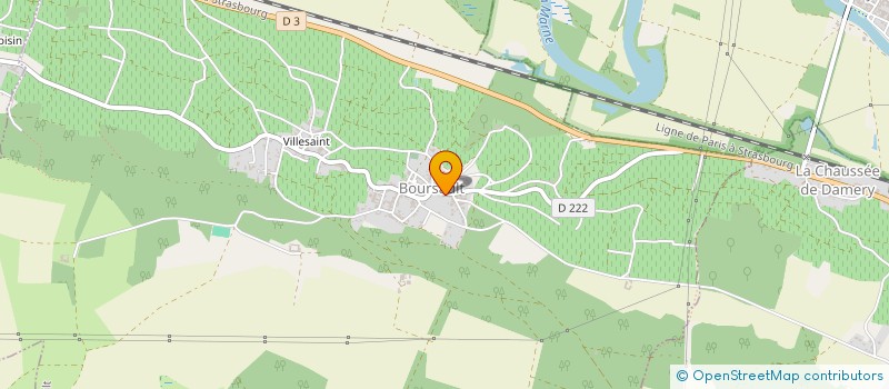 localisation de l'entreprise MADAME FRANCOISE DAVID  BOURSAULT