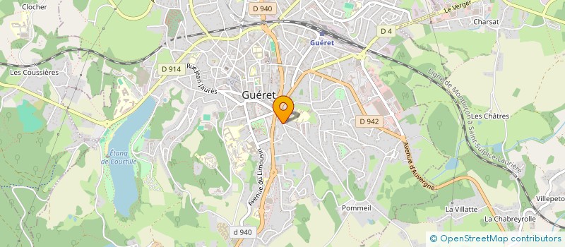 localisation de l'entreprise MADAME FRANCOISE DAVOUST à GUERET