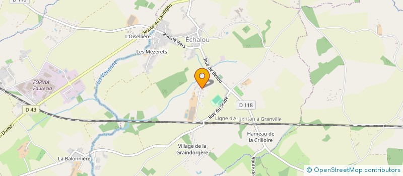 localisation de l'entreprise MADAME FRANCOISE DAVY  ECHALOU