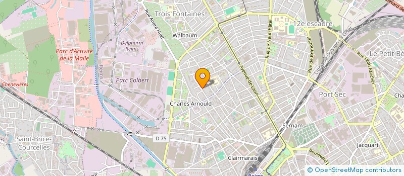 localisation de l'entreprise MADAME FRANCOISE DAYART  REIMS