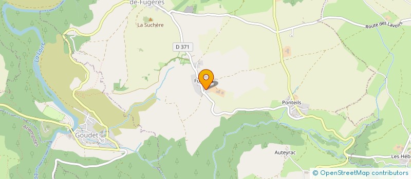 localisation de l'entreprise MADAME FRANCOISE DE COUDIER  FREYCENET-LA-CUCHE